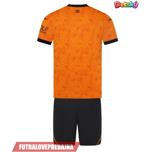 Lacne Dětský Futbalové dres Wolves 2026-27 Krátky Rukáv - Domáci (+ trenírky)